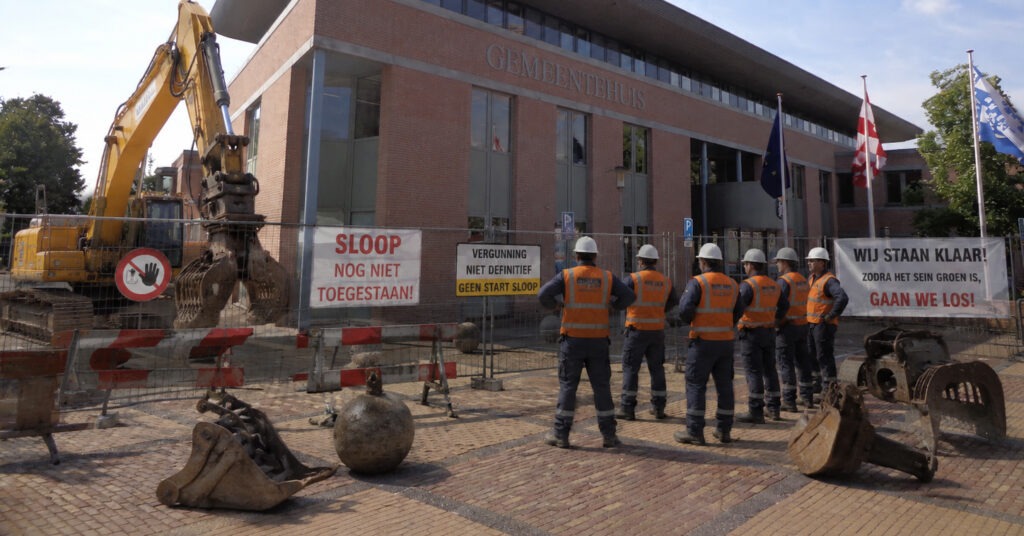 Vleermuis houdt slopers buiten de deur