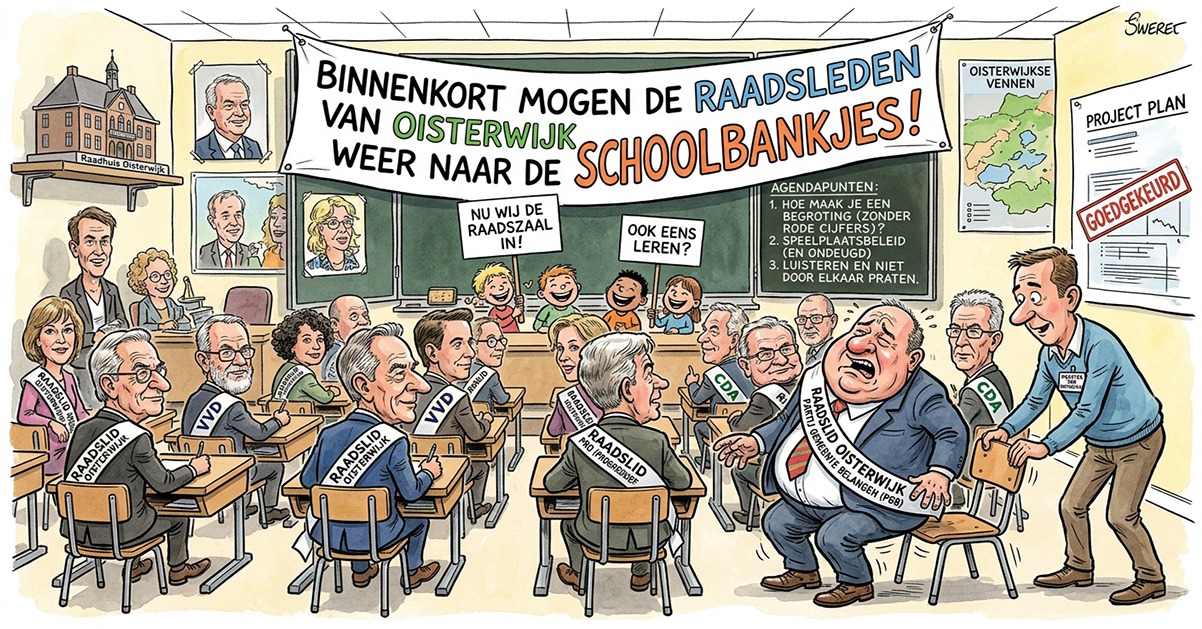 Raadsleden naar de schoolbankjes